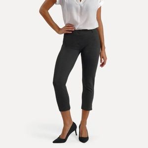 Betabrand Crop | Gray Dress Pant Yoga Pants